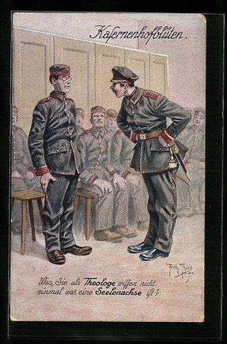 Künstler arthur thiele - künstler-ak,