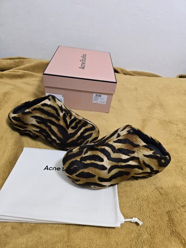 Acne studios tiger print clogs - acne,