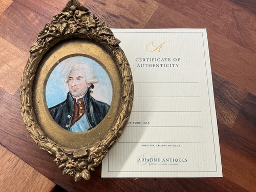 Antikes portrait miniatur - antikes,