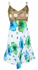 Boho Minikleid, Sommerkleid