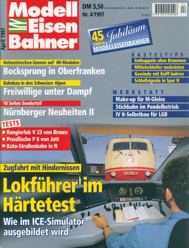 Modelleisenbahner 1997 - 👍modelleisenbahner, 4/1997