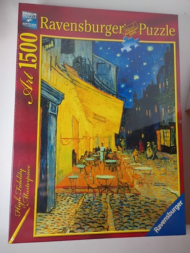 Ravensburger art puzzle cafe - art, puzzle,