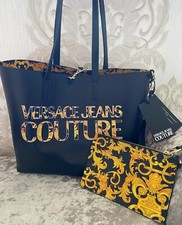Versace Shopper ! Original ! mit Code Tasche Umhängetasche Damen Jeans Couture
