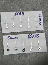 #1171 NOS NEU ORIGINAL CARTIER ZEIGERSATZ ZEIGER HANDS HAND SET SILBER STAHL