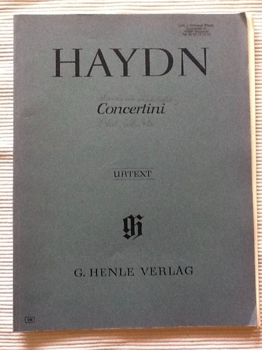 Haydn concertini urtext henle - haydn,