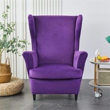 Samt Ohrensessel-Bezug