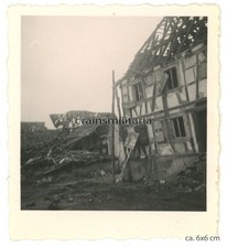 Orig. Foto zerstörtes Dorf