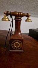 Vintage Telefon Flasche Leder