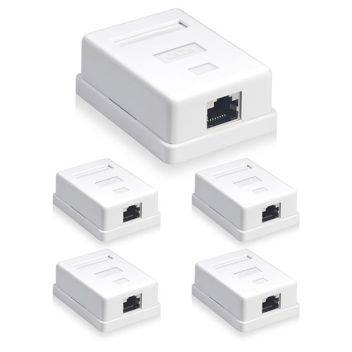 Cat6 rj45 netzwerkdose - cat6, aufputz