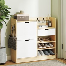 HOMCOM Schuhschrank Schmal mit