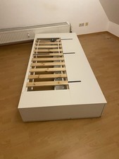 Ikea Nordli 90x200 Cm Ohne Matratze Weiss 3 Schubladen