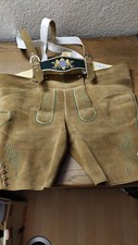 Kurze Trachten Lederhose Säcklerei Moser Miesbach Hirschleder Bayernwappen Ca.64