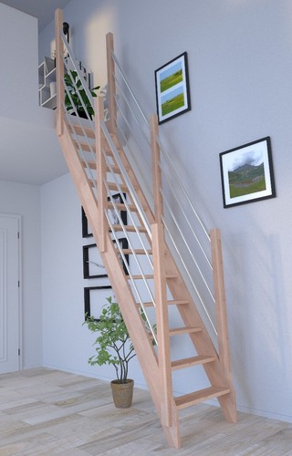 Raumspartreppe buche 3000 mit - buche,