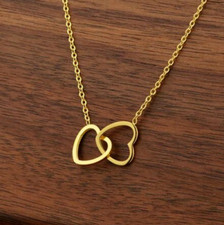 Damen Halskette Herz Ring