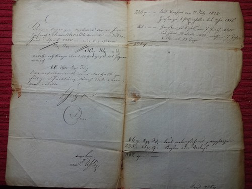 Altes schriftstück des herrn - schriftstück,