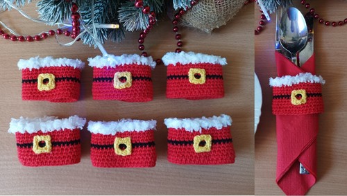 6er set weihnachtsmann jacke - 6er,