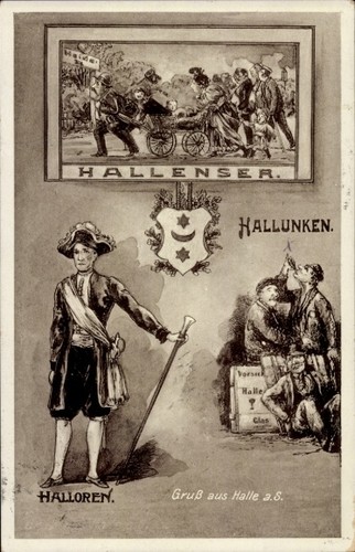 Halle der saale - an,