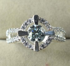 1.28 Karat Blau Diamant