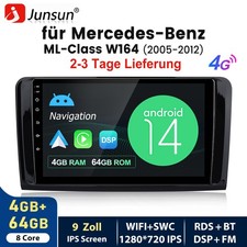 8-Kern DAB+Android 14 CarPlay Autoradio Für Mercedes ML/GL Klasse W164 X164 Navi