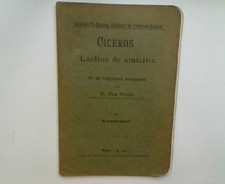 Ciceros laelius amicitia - laelius, de