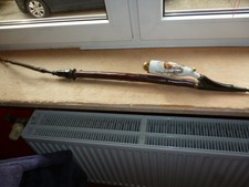 Pfeife - Jäger /  Gesteckpfeife - mit Deckel - Gams Motiv  - ca. 115 cm Lang