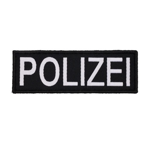 Polizei schriftzug patch - schriftzug,
