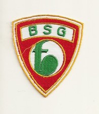  gestickter Aufnäher - BSG Halbleiterwerk Frankfurt/Oder - DDR Fussball