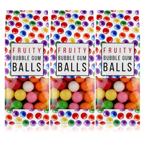 Fruity bubble gum balls - fruity,
