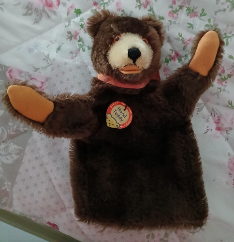 Steiff handpuppe bär aus - steiff,