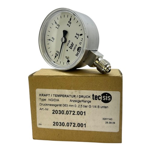 Tecsis manometer 5bar - tecsis, 0-2,5bar