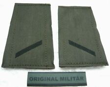 KLETT Rangabzeichen  Gefreiter schwarz/oliv  Bw  Schulter Klappen Schlaufen