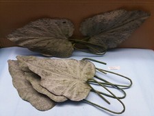 7 x Kunstblume Philo-Blatt mit Stiel, Deko, L 80 cm, Blatt 30x18 cm, hellgrün