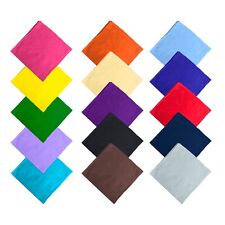 Bandana Nase Mund Maske Tuch Halstuch Tuch Kopftuch Tuch - EINFARBIG UNI