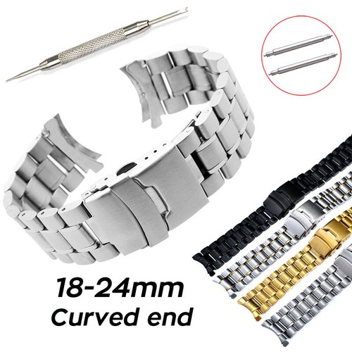 Edelstahl uhrenarmband mit - edelstahl,