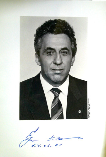 Egon krenz original signiert - egon,