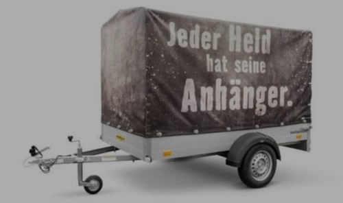 Anhänger 750 geschlossen - anhänger, kg
