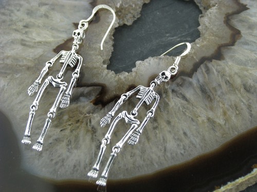 Ohrhänger skelett skeleton - skelett,