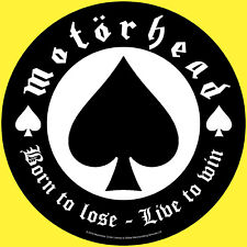 Motörhead Born to Lose Rückenaufnäher- Backpatch NEU & OFFICIAL! Metal Shop