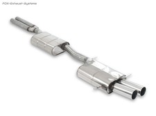  Edelstahl Sportauspuff-Komplettanlage Ø76mm-System Audi S4 B5 2x80mm