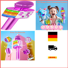 Karaoke Mikrofon Bluetooth LED