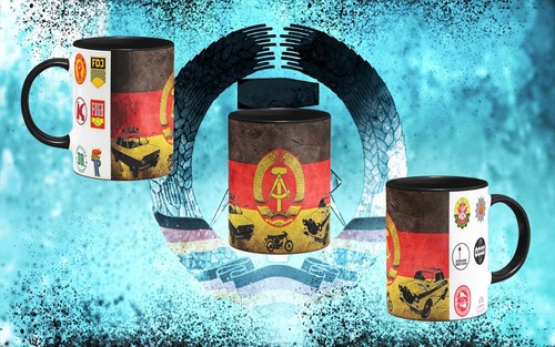 Ostalgie tasse ddr betriebe - ddr,