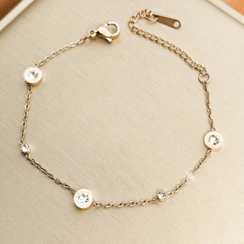 Damen armband edelstahl gold - damen,