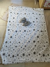 Betthimmel Sterne Weiß Schleife