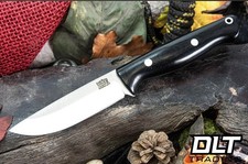 Bark River Gunny LT Magnacut Black Canvas Rampless Messer