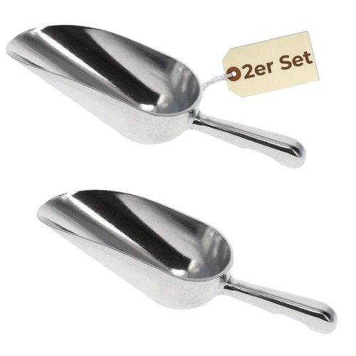 Futterschaufel aluminium - 2x,