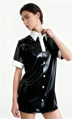 100 pure latex kleid - 100%,