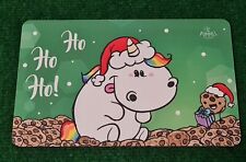 Pummel Einhorn - Ho Ho Ho - Frühstücksbrettchen Schneidebrett aus Resopal *NEU*