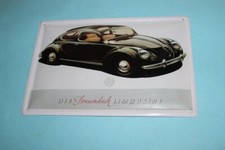 VW Käfer - Die Sonnendach Limousine, Blechschild, ca. 30 x 20 cm, Nostalgic Art