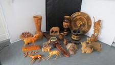 Holzdeko vasen teller figuren - holzdeko,