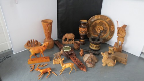 Holzdeko vasen teller figuren - holzdeko,